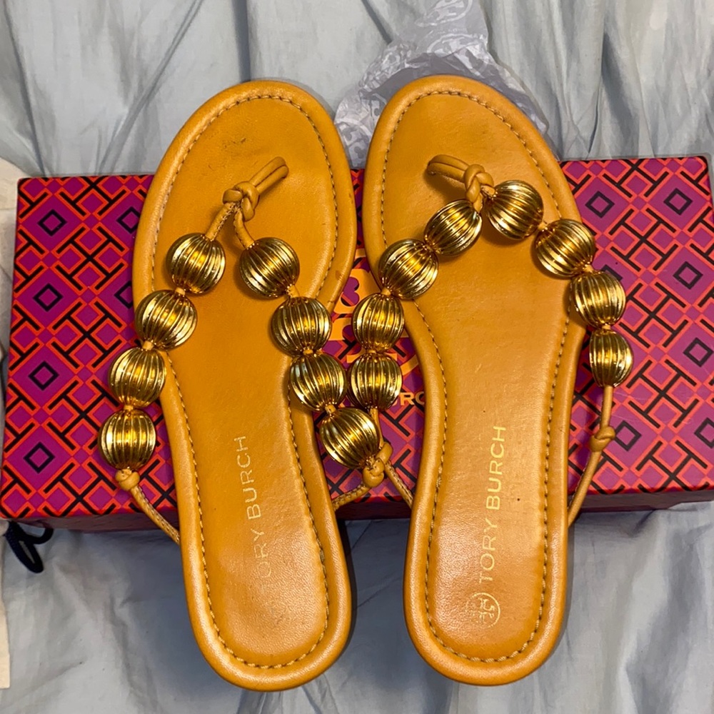 Tory Burch Capri Beaded Sandal
